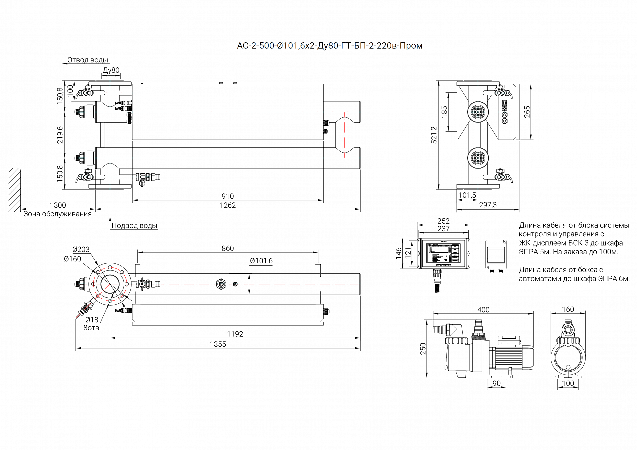 UV-TECH УОВ-УФТ-АС-2-500-ПРОМ Установки обезжелезивания #2